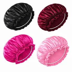 GENERICO - Gorro De Baño X2 Und Seda Satin Ducha Reutilizable Skincare