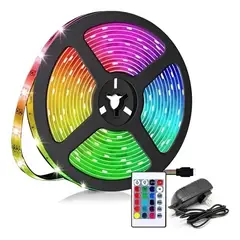 CHINA - Cinta De Luz Led Multicolor Rgb 5 Metros Tira Led + Control