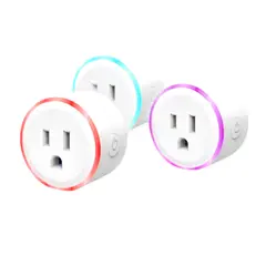 GENERICO - Enchufe Toma Corriente Inteligente Smart Wifi Alexa Rgb