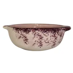GENERICO - Cazuela Lima En Cerámica Pintado A Mano Diseño Bruma Color Morado