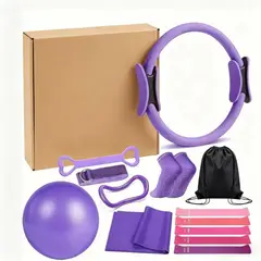 GENERICO - Kit De Pilates Para Entrenamientos En Casa, Juego De Equipo