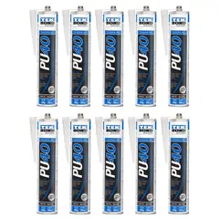GENERICO - Sellador Poliuretano Pu40 Tekbond 310ml color negro x10und