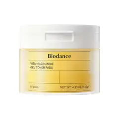 BIODANCE - Vita niacinamide Gel toner pad - 60 PADS
