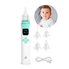 GENERICO - Aspirador Nasal Eléctrico Bebé Recargable 3 Niveles Succión