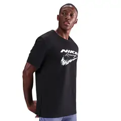 NIKE - Camiseta Hombre Miler Negro