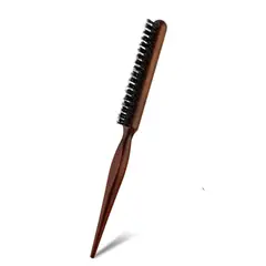 GENERICO - Cepillo Pulidor Peinado Barba Madera Peinados Cabello