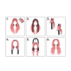 GENERICO - Kit Ondas Sin Calor Rizador Cabello Satin Scrunchies