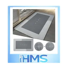 GENERICO - Tapete De Baño Antideslizante Absorbente Rectangular Suave Home