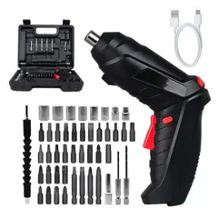 GENERICO - 48 Piezas Kit Destornillador Eléctrico Recargable InalámbRICO