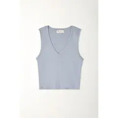 TENNIS - Camiseta con cuello en V para mujer