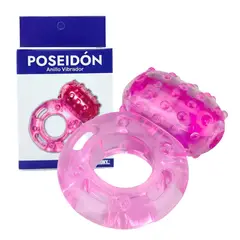 GENERICO - Anillo Vibrador Retardante Para Pene Texturizado Juguete Sexual