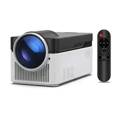 TECNOHOGAR JS - Video Beam Proyetor Tiro Corto Hy450 Wifi 6 Led 900 Ansi