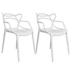 GENERICO - Set X2 Silla Moderna Diseño Ergonómico Con Brazos Elegancia y Comodidad Que Transforman Tu Espacio
