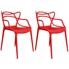 GENERICO - Set X2 Silla Moderna Diseño Ergonómico Con Brazos Elegancia y Comodidad Que Transforman Tu Espacio