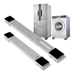 GENERICO - Base Soporte Ajustable Para Lavadoras Neveras Electrodomésticos Ruedas Moviles