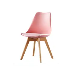 GENERICO - Silla De Comedor Moderna Con Patas De Madera Y Cojín