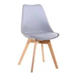 GENERICO - Silla De Comedor Moderna Con Patas De Madera Y Cojín