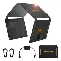 GENERICO - Panel Solar Portatil Flexsolar 30w, Cargador De Panel Sol