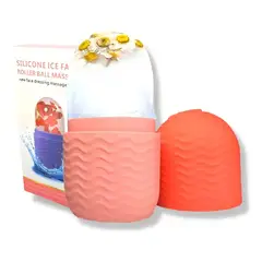 GENERICO - Masajeador Facial QBX Rodillo Silicona Hielo