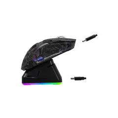GENERICO - Mouse Raton Inalambrico Base Recargable BT - 2.4 RGB Gamer