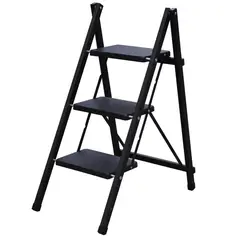 GENERICO - ESCALERA METALICA PLEGABLE 3 PASOS