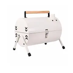 TECNOHOGAR JS - Asador Parrilla Barril Horno Portátil Bbq Carbón Con Tapa