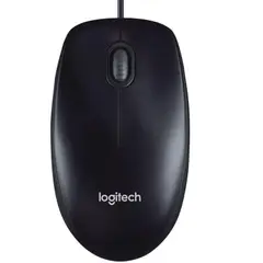 LOGITECH - Mouse M90 Cableado Negro Ambidiestro