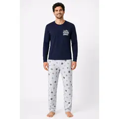 EMPIJAMADAS - PIJAMA HOMBRE MANGA LARGA