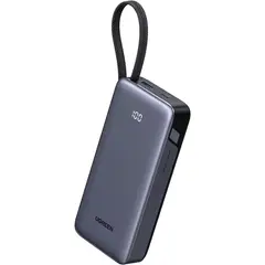 UGREEN - Nexode Power Bank 20000mAh 45W Batería Portátil de Carga Rápida con Cable Integrado