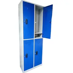GENERICO - LOCKER METALICO DE 4 PUERTAS