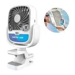 GENERICO - Ventilador Electrico Portatil Recargable 3 Niveles Con Gancho