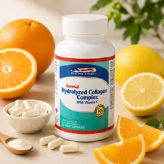 HEALTHY AMERICA - Juvenal Colágeno Hidrolizado Vitamina C 60 Cápsulas