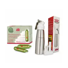 GENERICO - Dispensador Crema Chantilly 500 ml + Caja Capsulas