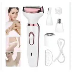 GENERICO - Depiladora Afeitadora Lady Shaver Beauty Kit SN-8866 4 en 1 USB