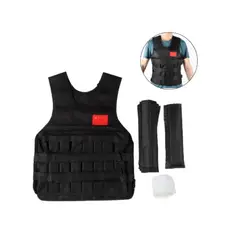 GENERICO - Product image Product image Product image Chaleco Lastrado Ajustable 20kg Carga Negro 50LBS
