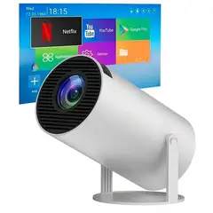 GENERICO - Proyector HY300 Smart WiFi Bluetooth HD Android TV Portátil
