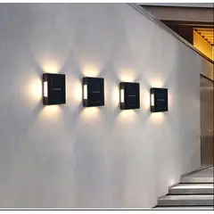 GENERICO - Luz solar para pared x2 6+6led