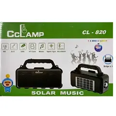 CHINA GLAZE - Radio Parlante Con Panel Solar Cl-820