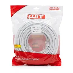GENERICO - Cable De Red Ethernet Utp 30 Metros Blanco