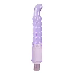 GENERICO - Dildo Con Relieve De Perlas Repuesto Sex Machine 19.5 cm