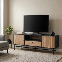 RELAN - Mueble de TV Charcoal