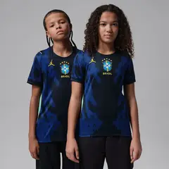 NIKE - Camiseta Unisex Niño Brasil Visitante 2026 Azul