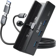 ORICO - Hub Usb 3.0 Con Abrazadera 3x Usb-a Y 1 Usbc-c