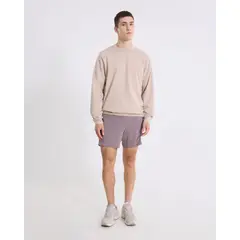 ATMOS - Buzo Cuello Redondo Burda Liviana Para Hombre Beige
