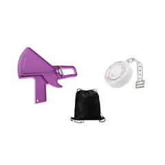SLIM GUIDE - ADIPOMETRO PLICOMETRO MORADO + METRO BMI + BOLSA DE TRANSPORTE