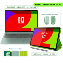 LENOVO - PORTATIL INTEL CORE ULTRA 5 16GB 512GB TACTIL W11 + IDEATAB WORLD CUP EDITION