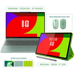 LENOVO - PORTATIL INTEL CORE ULTRA 5 16GB 512GB TACTIL W11 + IDEATAB WORLD CUP EDITION