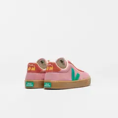 VEJA - Tenis Kids Volley Elastic Laces X Jelly Mallow Suede Mary Rosado Unisex