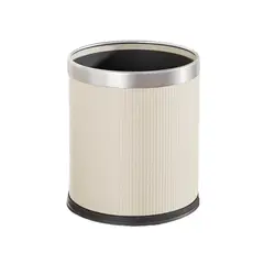 TRIPLE CLEAN - Caneca 10 Litros Plástica Recubierta En Tela Beige