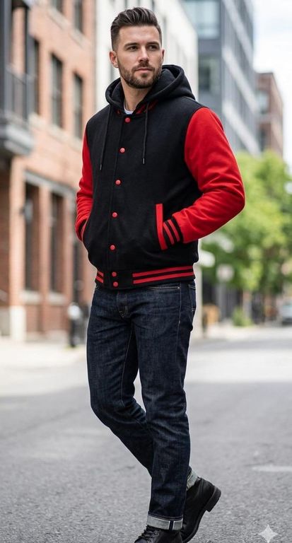 Imagen de CHAQUETA PARA HOMBRE TIPO BEISBOLERA